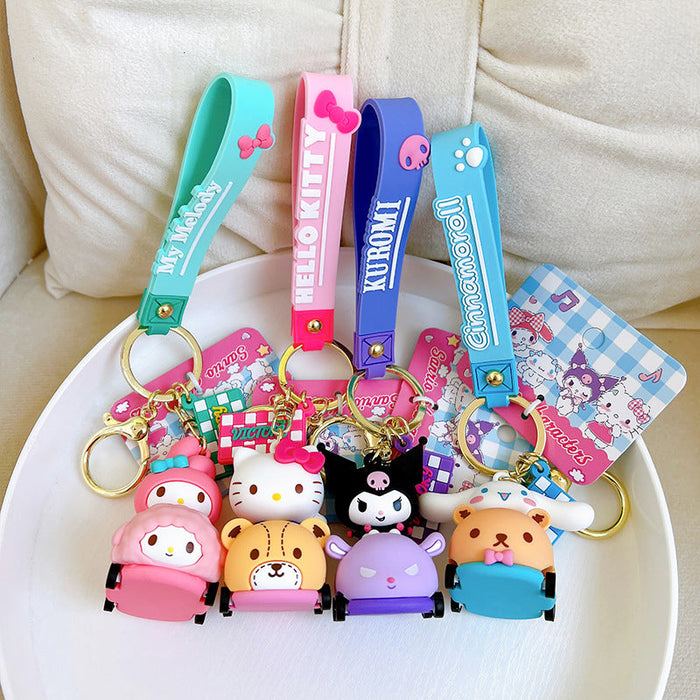 Wholesale Cartoon Family Car Doll Keychain JDC-KC-YanG001