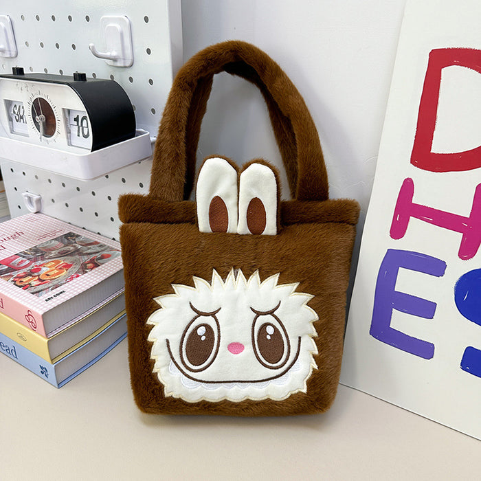 Wholesale New Cute City Park Crossbody Bag Makeup Bag Cartoon Plush Handheld Shoulder Bag