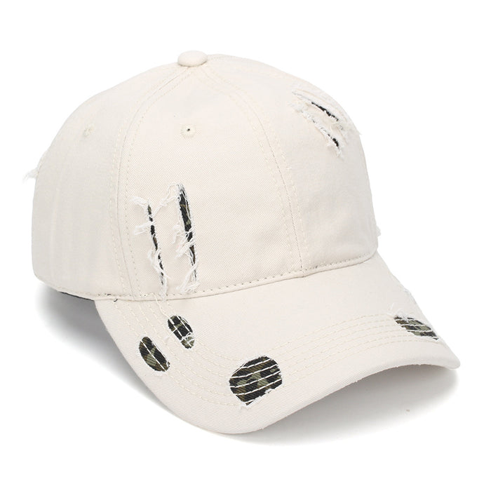 Wholesale Leopard Print Baseball Cap Distressed Wash Style Summer Sun Hat
