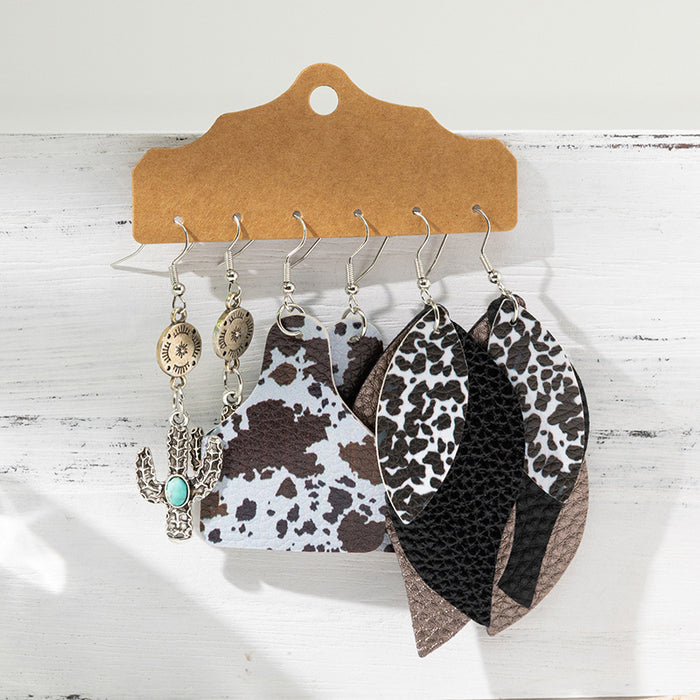 Wholesale Vintage turquoise design earring set