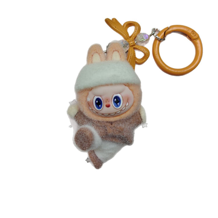 Wholesale Flocked Dancing Doll Keychain