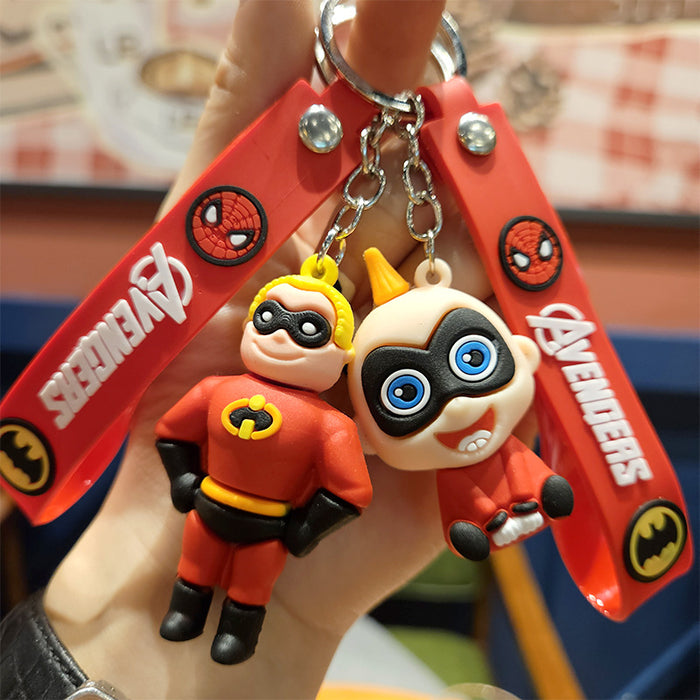 Wholesale Cartoon Doll Silicone Keychain JDC-KC-YiZhuo011