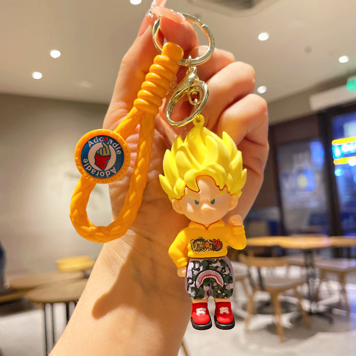 Wholesale Cute Cartoon Dolls Silicone Keychain JDC-KC-JuJi014