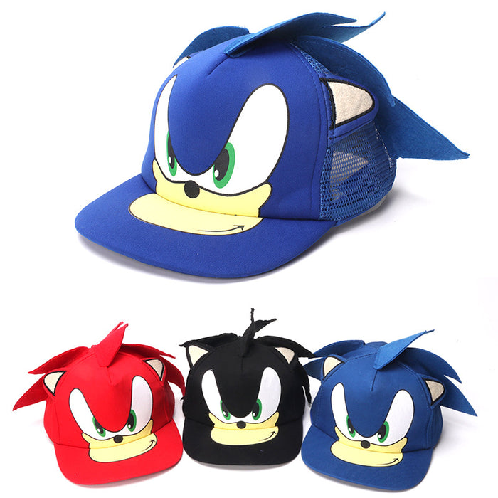 Wholesale Hedgehog Baseball Cap Adjustable Kids Cartoon Cap Trendy Everyday Fashion Accessory
