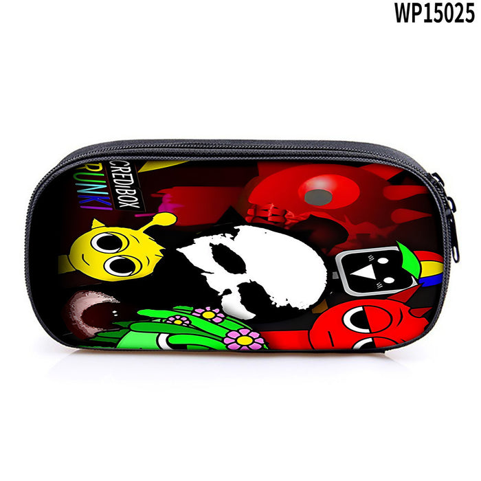 Wholesale Student Pencil Case Large Capacity Stationery Storage Bag Pencil Bag Oxford Material