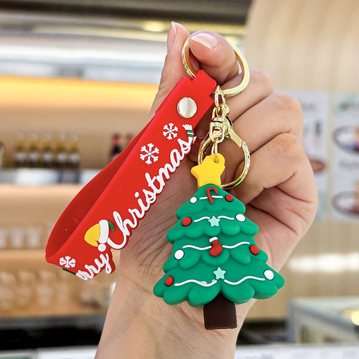 Wholesale Creative  keychain car pendant exquisite bag key ornament Christmas small gift