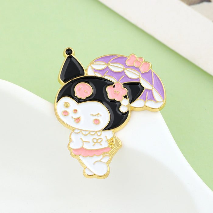 Wholesale Cute Cartoon Metal Brooch Bag Badge Personalized Badge