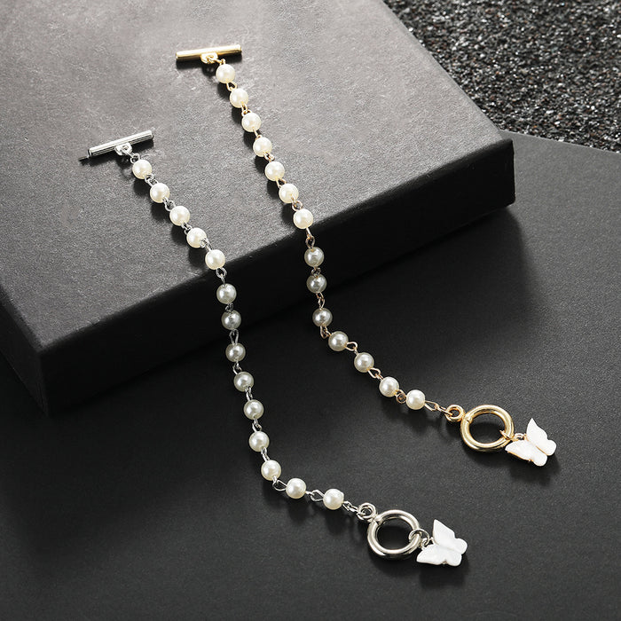 Wholesale Pearl Buckle Butterfly Bracelets