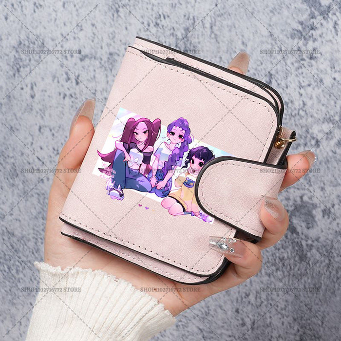 Wholesale Cute Devil Hunter PU Wallet For Women Card Holder Coin Purse Youth Campus Fashion Accessory