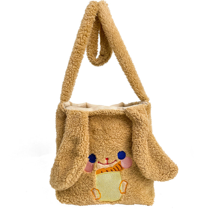 Wholesale Cartoon Convenient Hand-carrying Plush Bag Autumn and Winter New Style JDC-SD-YuanDuo077