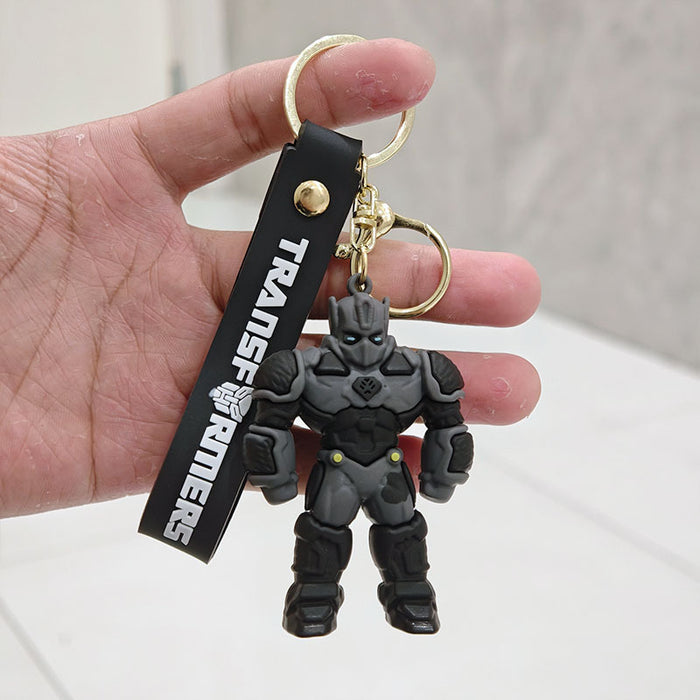 Wholesale Silicone Cartoon Keychain for Boys Bag Charm Car Key Accessory Birthday Gift