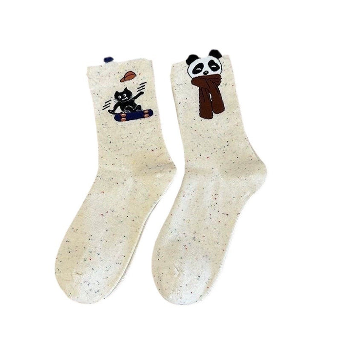 Wholesale High looks socks, funny college socks, cartoon ideas, tube gauze, tube socks