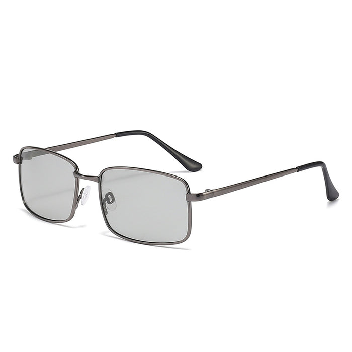 Wholesale Summer Color Changing Polarized Sunglasses Men's Driving Night Vision Glasses Black Metal Sunglasses