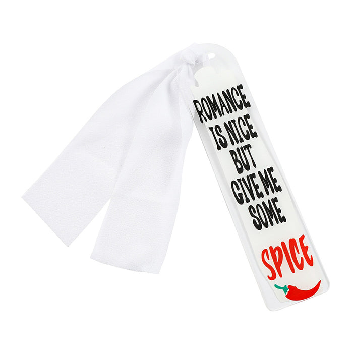 Wholesale Acrylic Interesting Text Bookmarks