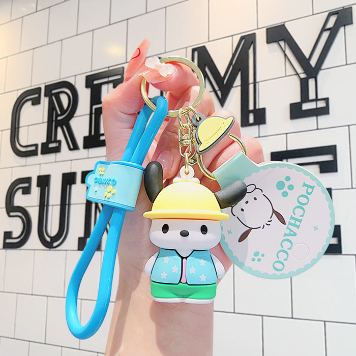 Wholesale Cartoon Doll Silicone Keychain JDC-KC-LiuFan027