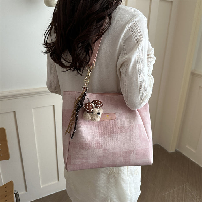 Wholesale Urban Simplicity Tote Bag - Fashion Pu Shoulder Bag for Women Daily Matching Accessory