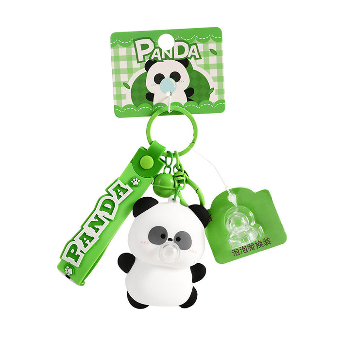 Wholesale Panda Keychain Pendant Cute PinchBag Hanging Ornaments