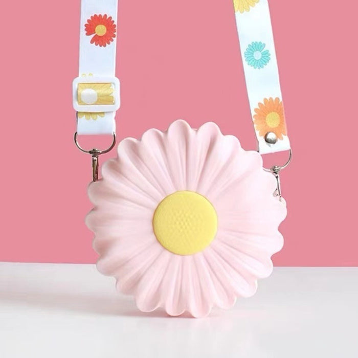 Wholesale Stylish Children' s Silicone Crossbody Coin Purse with Pattern  Accessory