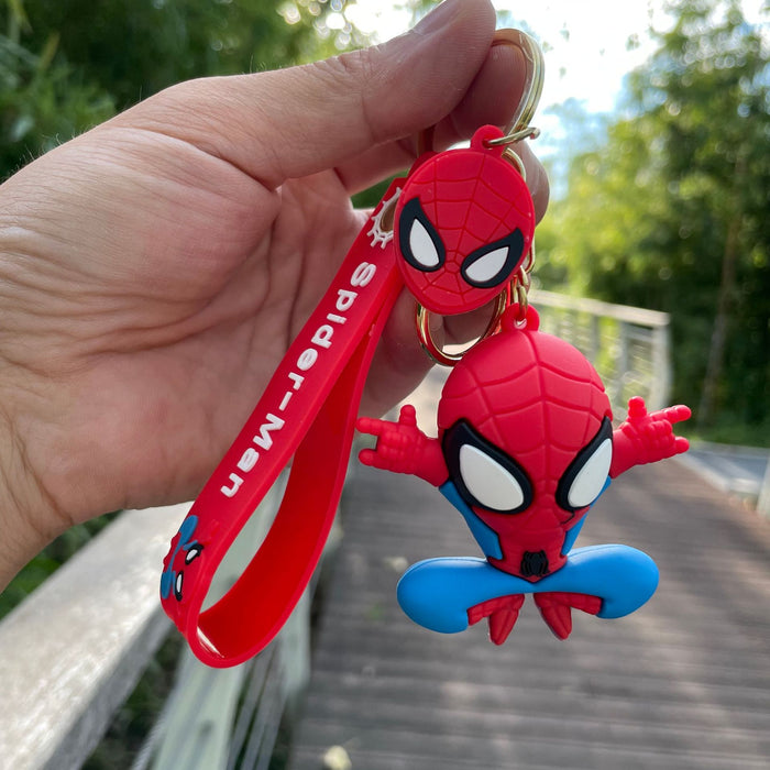 Wholesale Silicone doll keychain, internet famous car key pendant, creative bag decoration