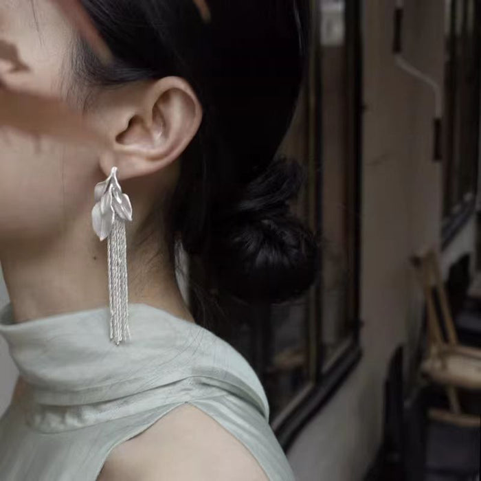 Wholesale Metal Summer Earrings Silver Pin Earrings Women's Earrings