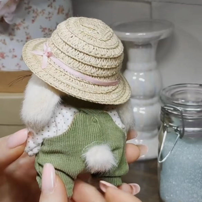 Wholesale Gardener Rabbit Doll  Rabbit Pendant Pendant Doll Plush Toy Birthday Gift