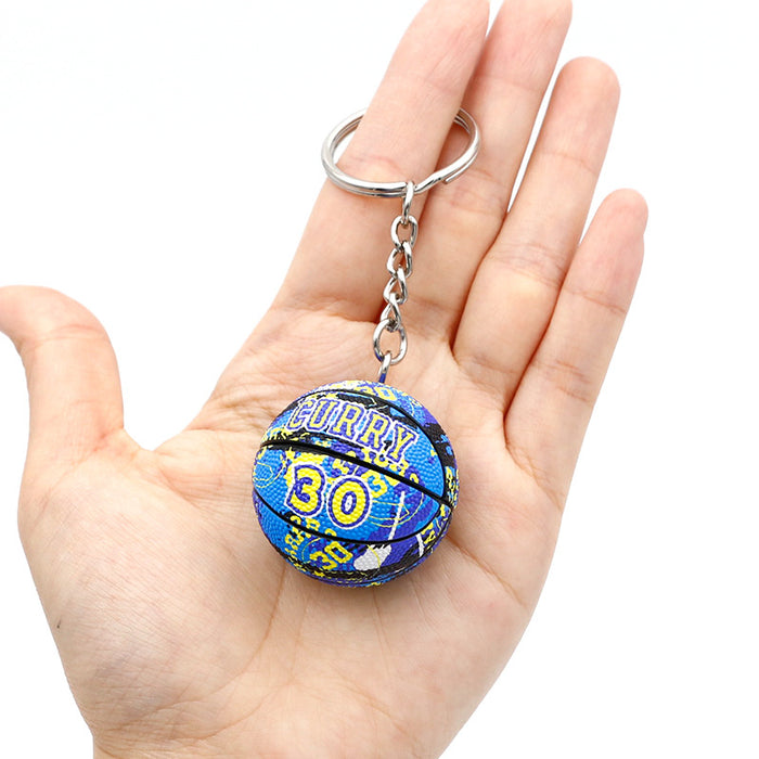 Wholesale PU Basketball Keychain JDC-KC-QLP021