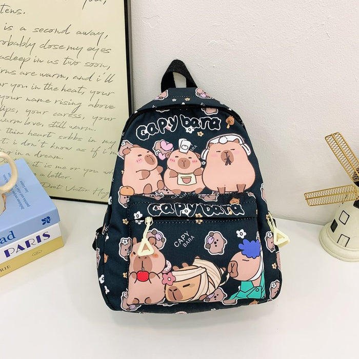 Wholesale  Printed Trendy Backpack Junior High School and Primary School Schoolbag Large Capacity Decompression Backpack Cute Student Bag