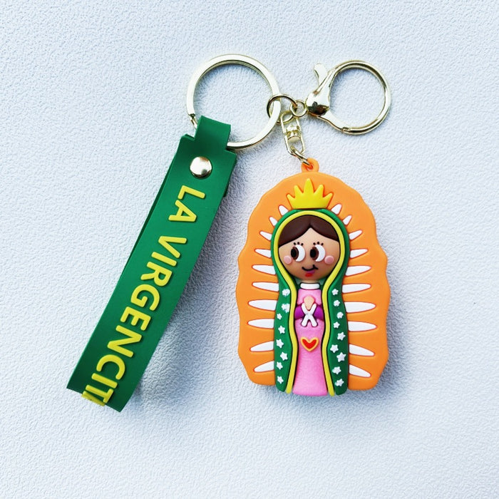 Wholesale PVC Cartoon Doll Russian Doll Keychain JDC-KC-WuYi232