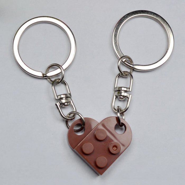 Wholesale Love Building Blocks Plastic Keychain JDC-KC-Maih001