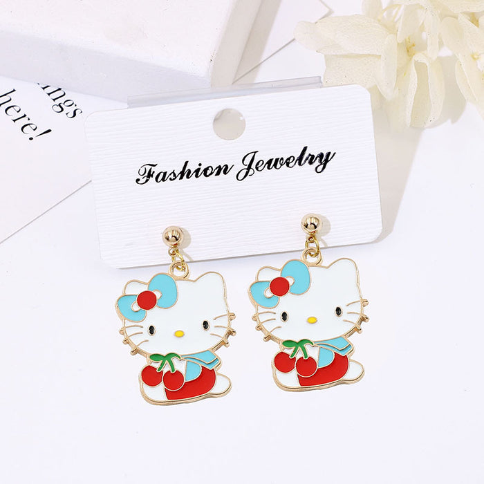 Wholesale S925 Silver Cartoon Earrings Flower Design Fashion Accessory Gift MOQ≥2