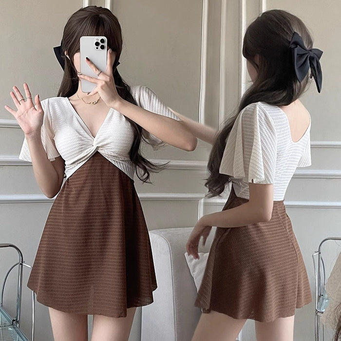 Wholesale New one-piece swimsuit for hot spring vacation