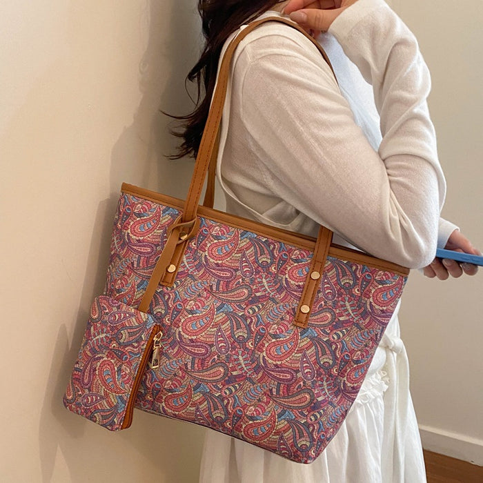 Wholesale Black Cloth Large Capacity Tote Bag Everyday Chic