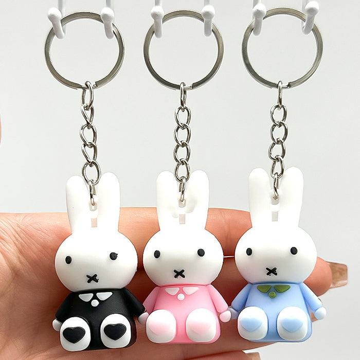 Wholesale  Cartoon cute  doll keychain schoolbag pendant car key chain