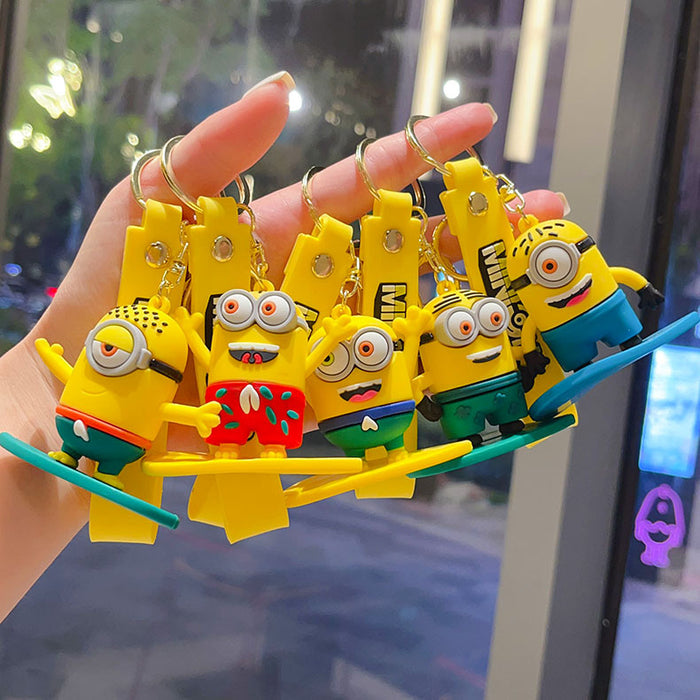 Wholesale Cartoon Keychain Couple School Bag Pendant Children' s Small Gift Car Keychain School Bag Pendant