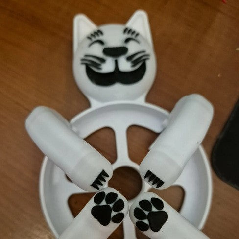 Wholesale 3D printed cute cat cup holder desktop decoration