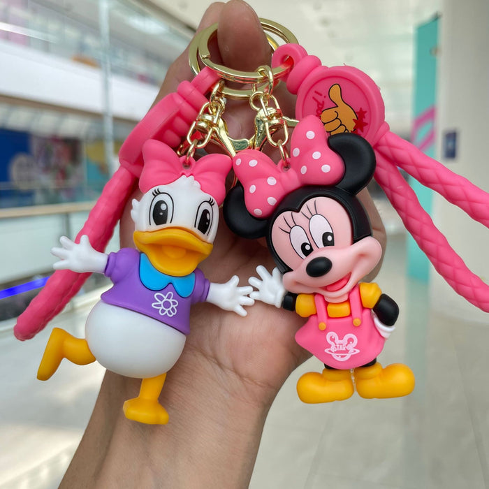 Wholesale Classic keychain cartoon doll backpack pendant car keychain