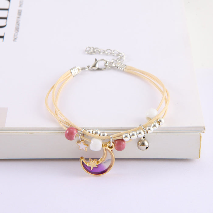 Wholesale Handmade star alloy butterfly bracelet women' s cool style couple bracelet jewelry