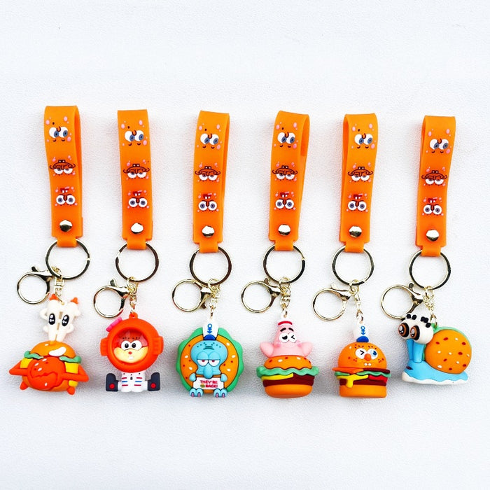 Wholesale PVC Cartoon Doll Keychain JDC-KC-WuYi015