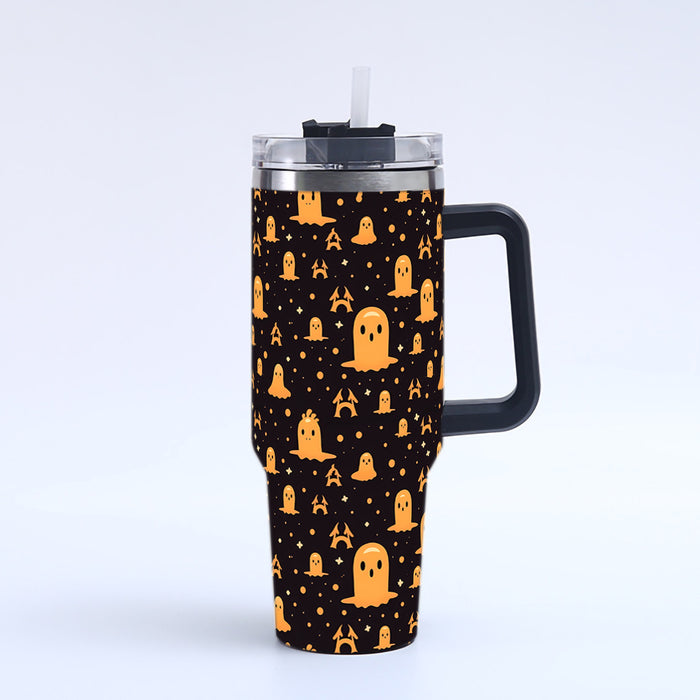 Wholesale Seasonal 3D Printed Handle Stainless Steel Tumbler 40oz Decorative Resale Accessory MOQ≥2