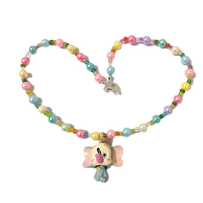 Wholesale Cartoon Funny Chipmunk  Fashion Necklace Collarbone Chain Short Necklace