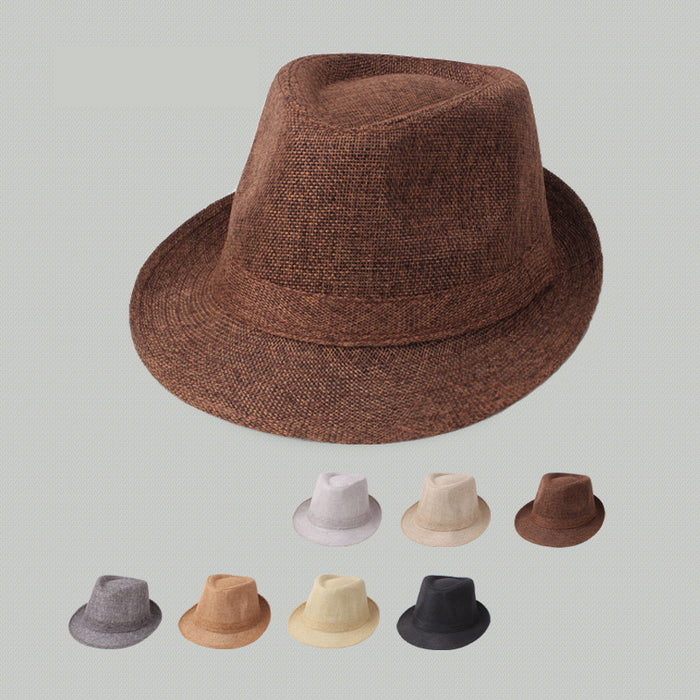 Wholesale Linen Hat Jazz Hat Stage Hat Linen Material JDC-FH-DG016