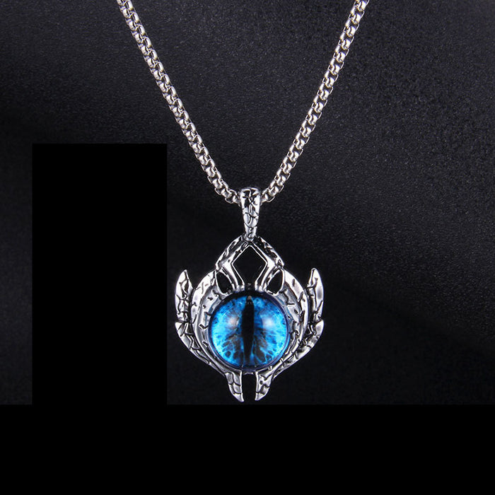 Wholesale Alloy Türkiye Devil's Eye Pendant Necklace JDC-NE-GangM003