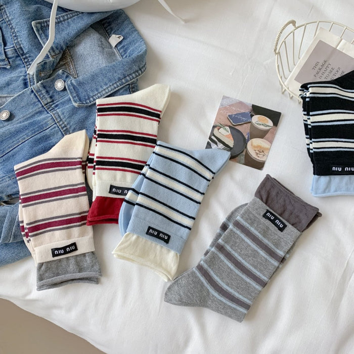 Wholesale Socks pile socks striped socks casual