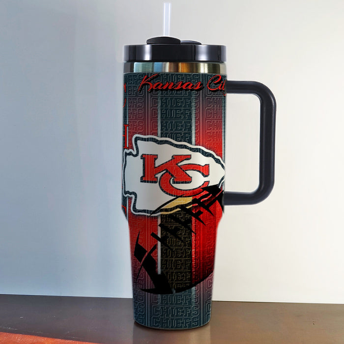 Wholesale Popular 40oz Car Cup Sf New Ice Cup Nfl American Football League Kc Thermos Cup