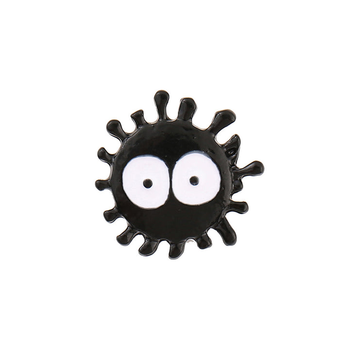 Wholesale Trendy Cute Anime Soot Brooch Pin Cartoon Badge For Bags Clothing Fashion Accessory