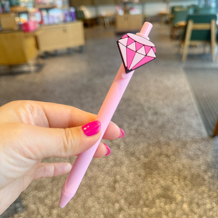 Wholesale skateboard shoes brick letters cartoon acrylic patch neutral pen pink