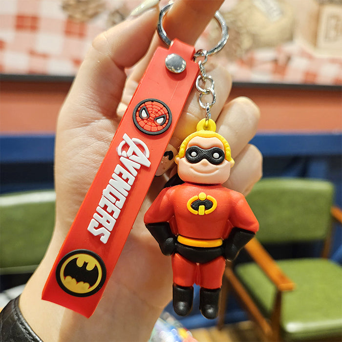 Wholesale Cartoon Doll Silicone Keychain JDC-KC-YiZhuo011