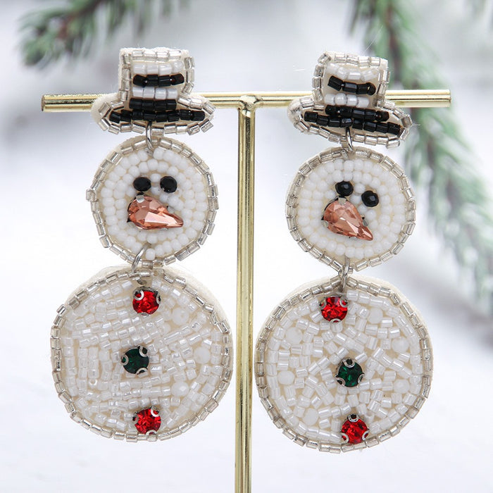Wholesale elegant versatile Christmas style earrings
