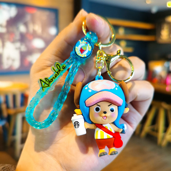 Wholesale Cartoon Doll Silicone Keychain JDC-KC-Tingm254