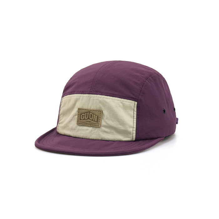 Short Eave Retro Five-piece Hat Color-matching Outdoor Cap Four Seasons Soft-edge Baseball Cap Women's Quick-drying Fabric Hat